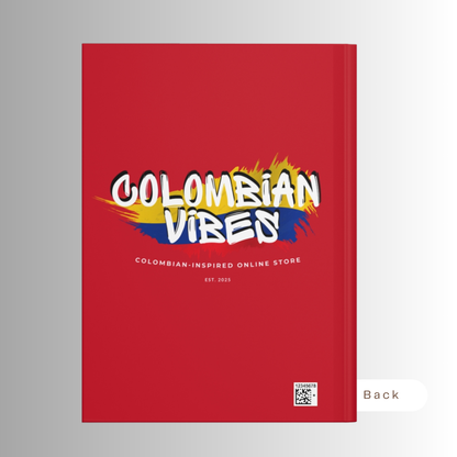 The Matte Touch Journal Hardcover Red Colombian Vibes Official