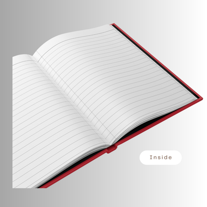 The Matte Touch Journal Hardcover Red Colombian Vibes Official