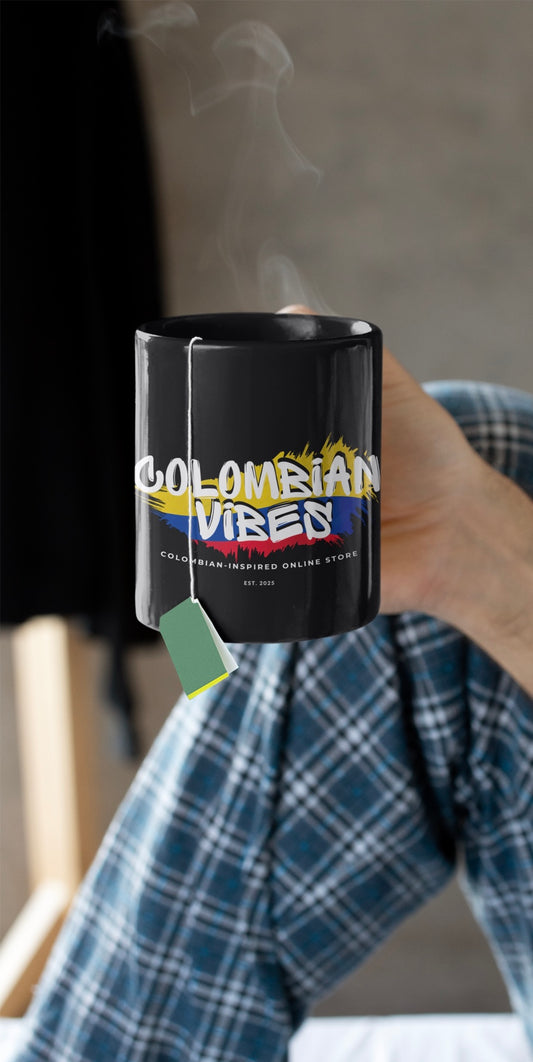 Black Mug Colombian Vibes Official